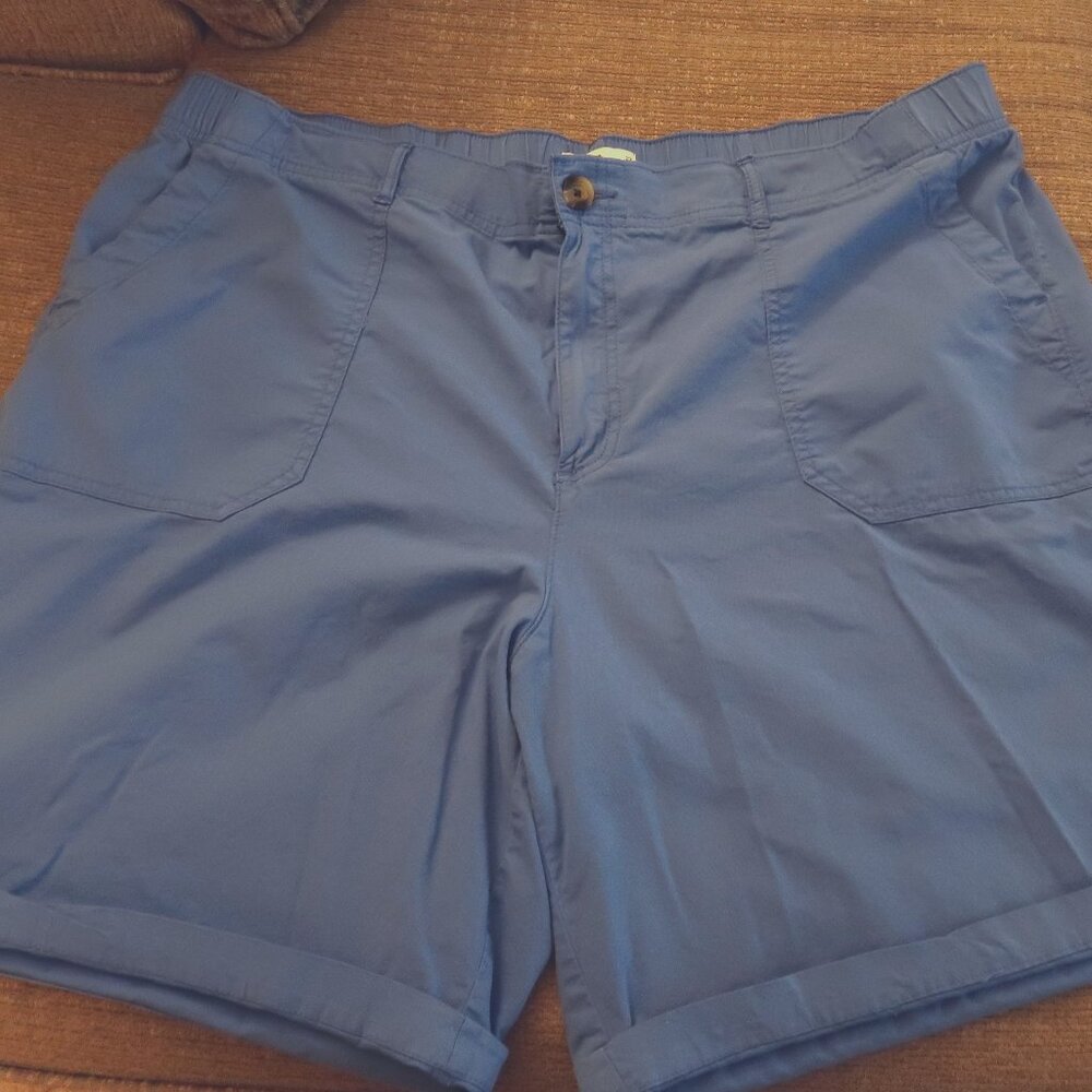 Plus Size Utility Bermuda Shorts